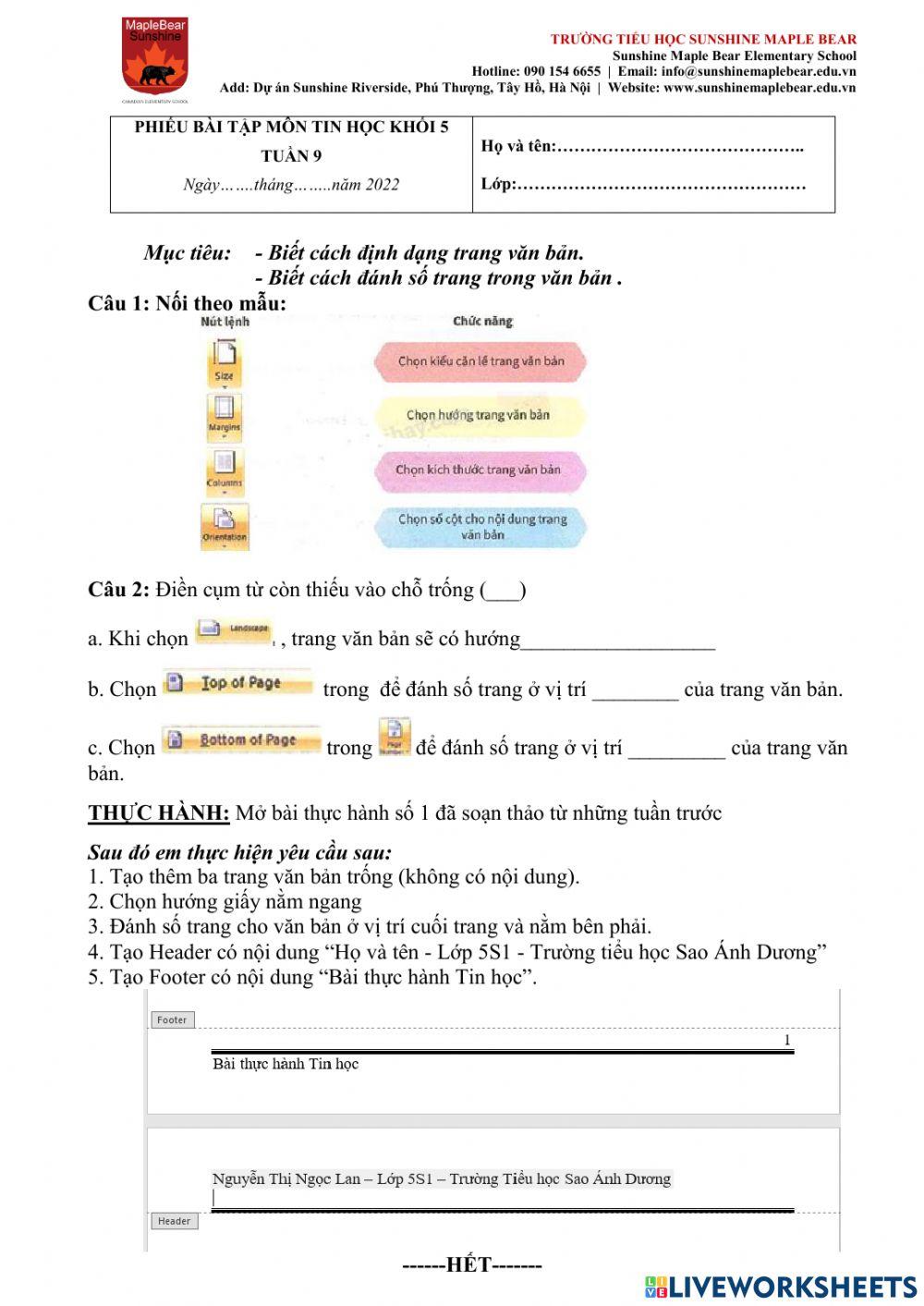 Tin học 5-tuần 9