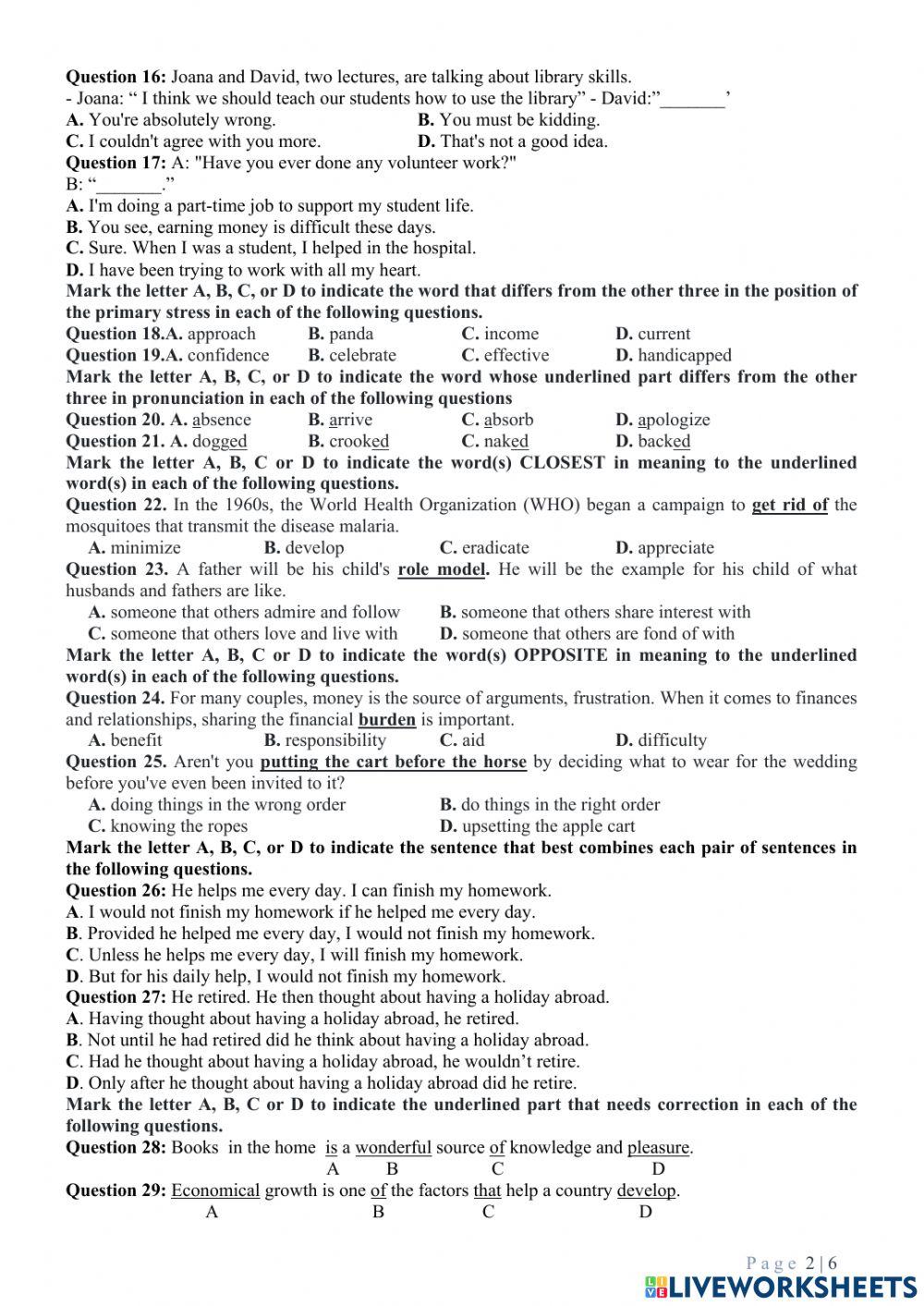 Đề TN số 19-2022