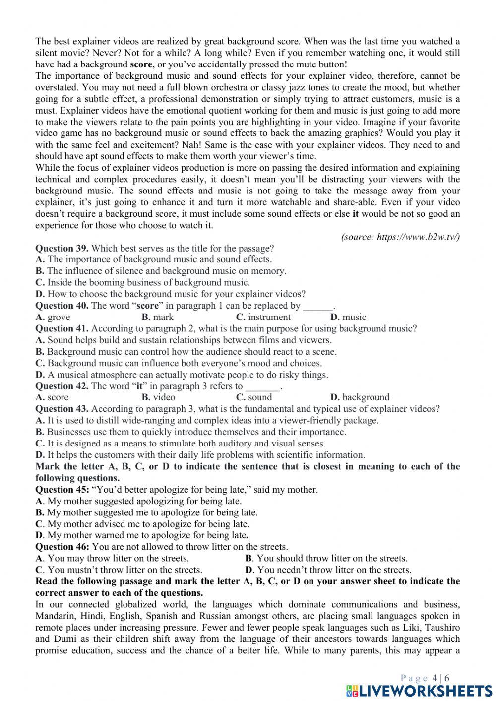 Đề TN số 19-2022