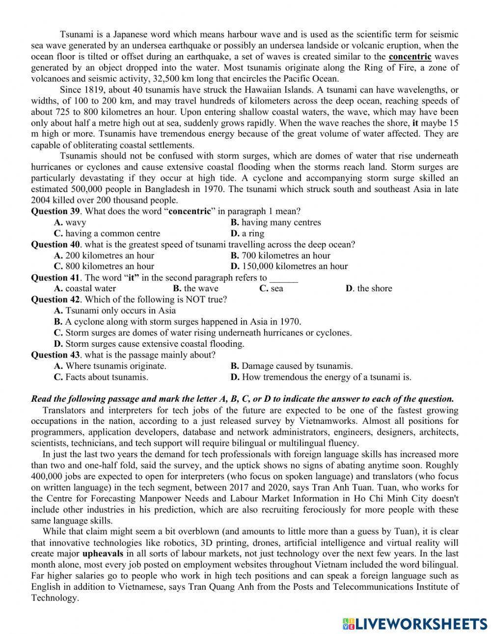 Đề TN số 22- 2022