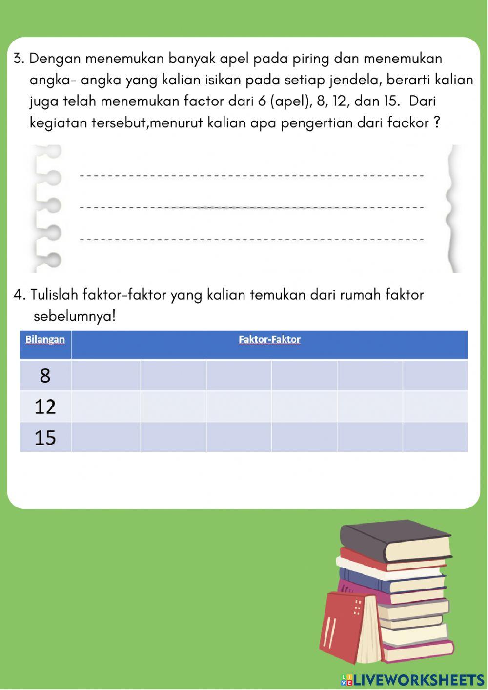 Lkpd faktor dan kelipatan