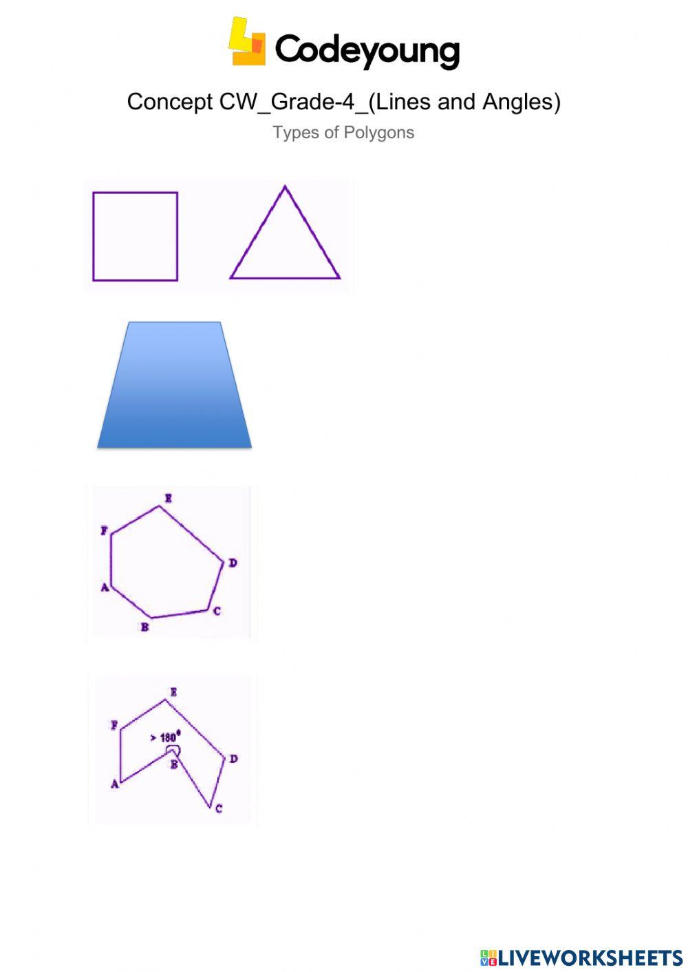 LO1 Types of Polygons Concept CW