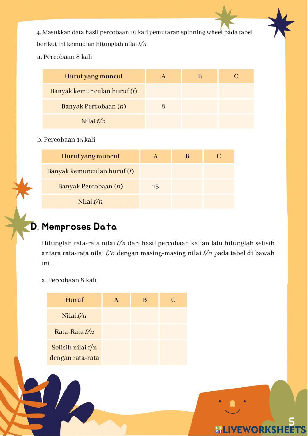 E-LKPD Peluang empirik