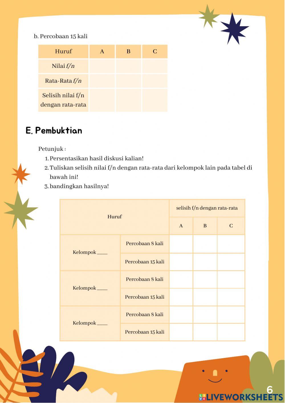 E-LKPD Peluang empirik