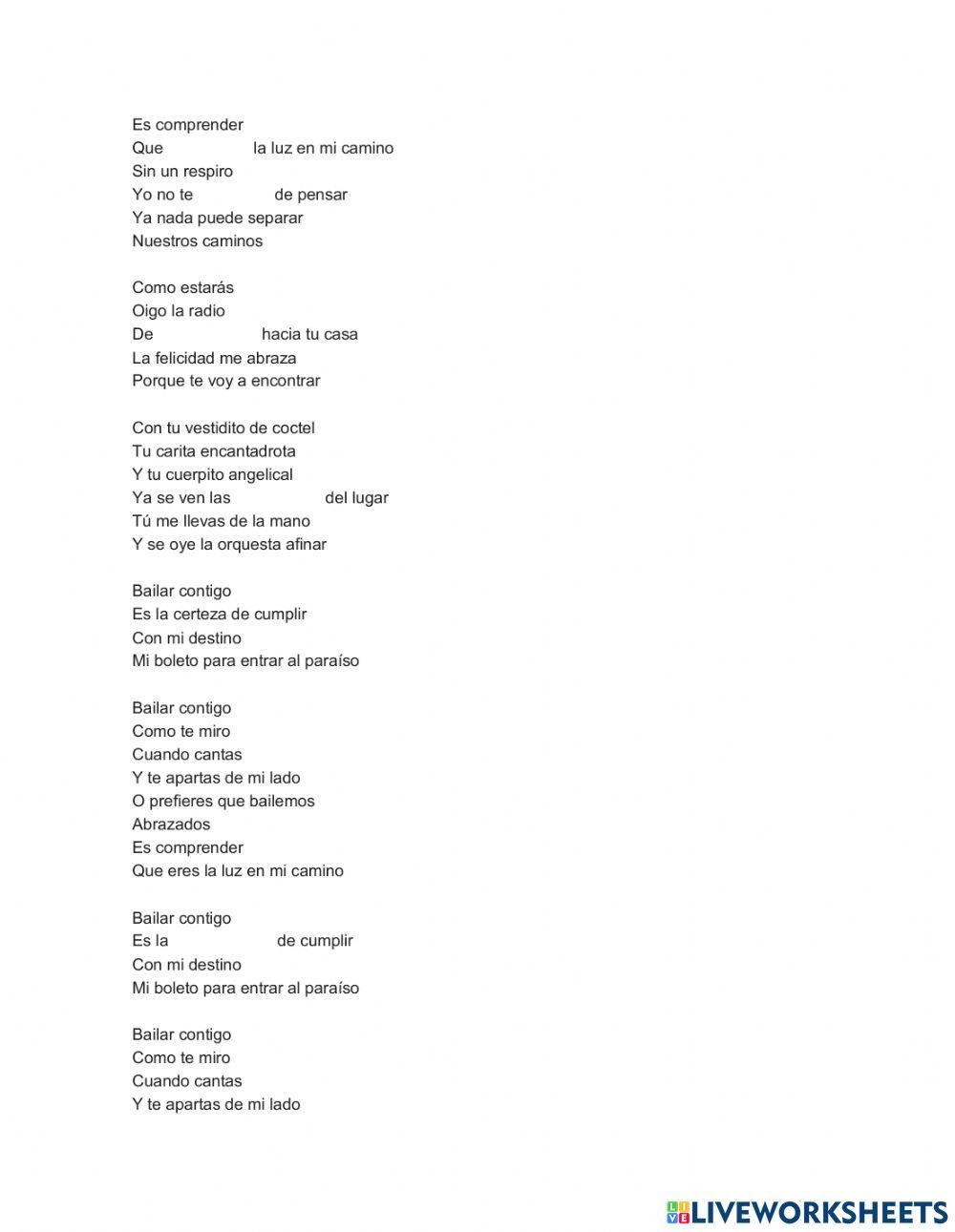 Bailar contigo de Carlos Vives