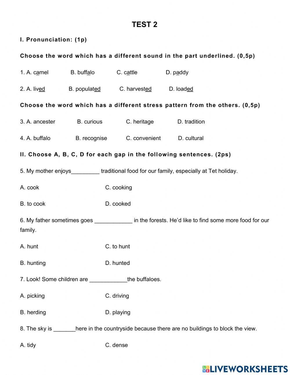 On tap giua ki 1 lop 8