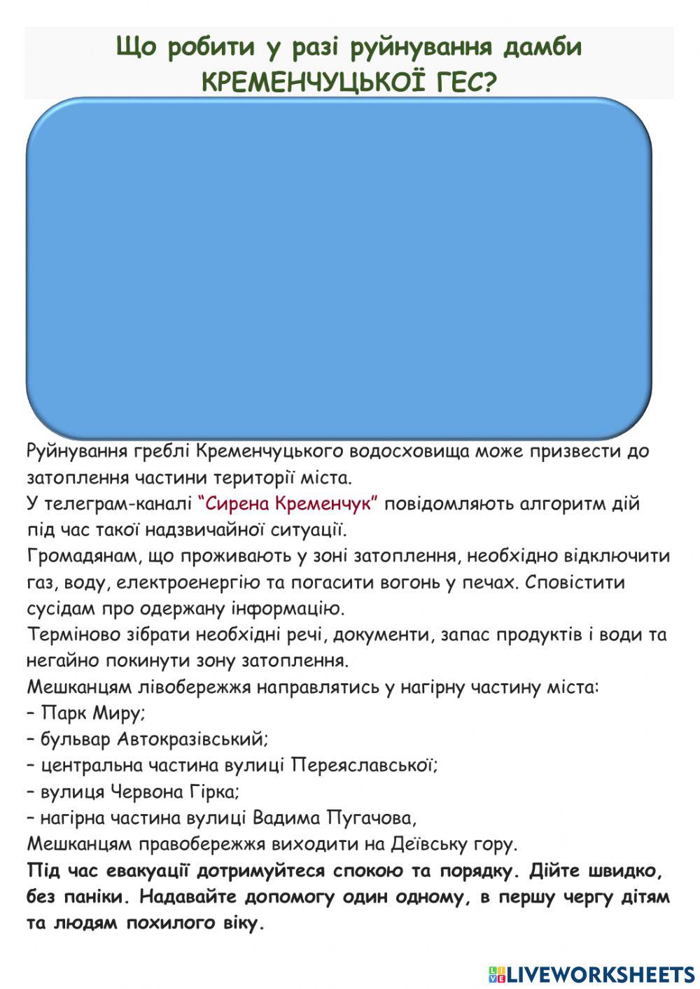 Загроза затоплення