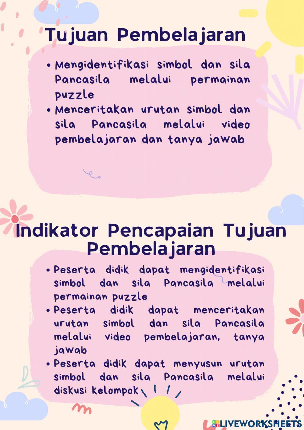 Simbol dan sila pancasila