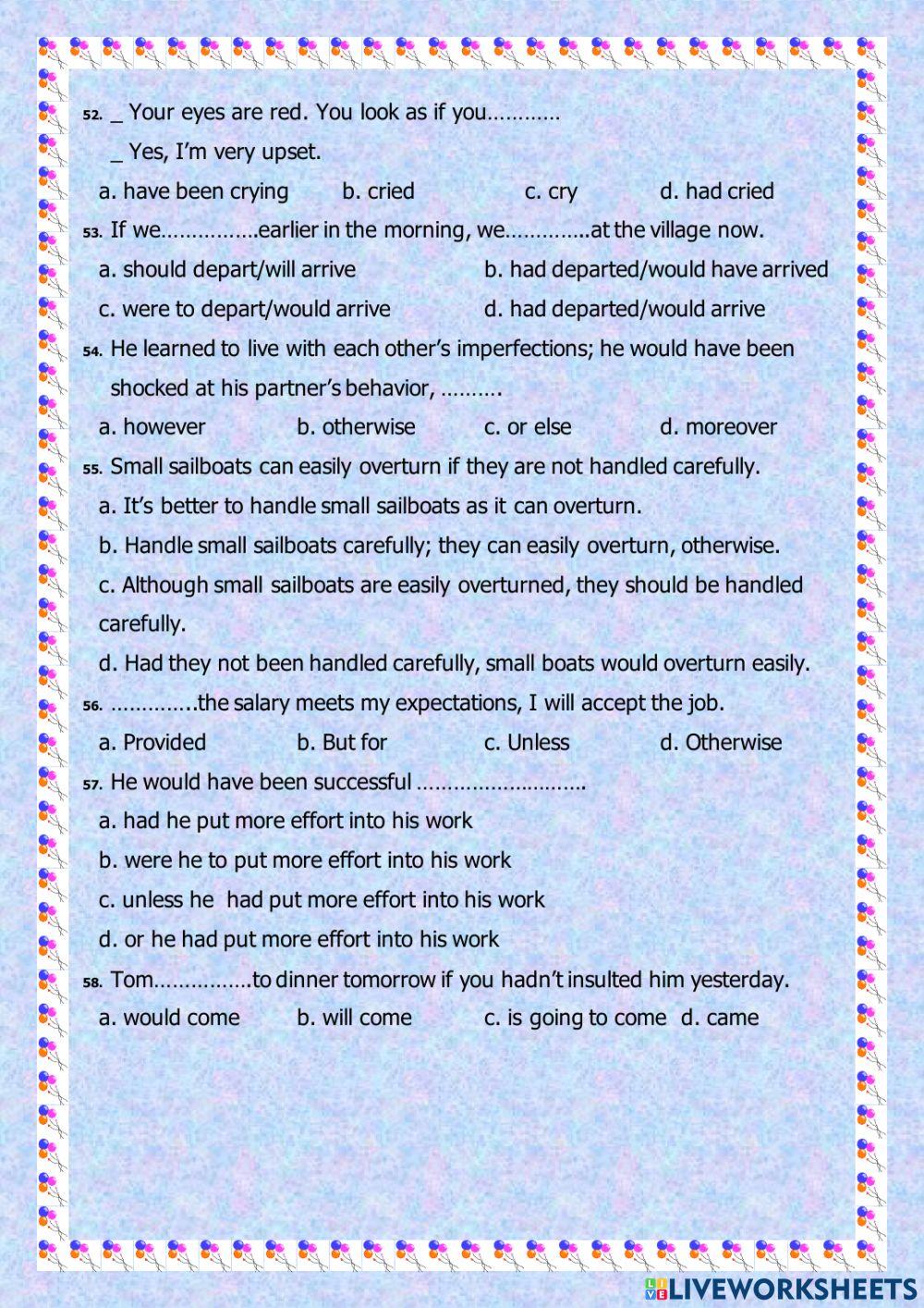 CONDITIONAL SENTENCES