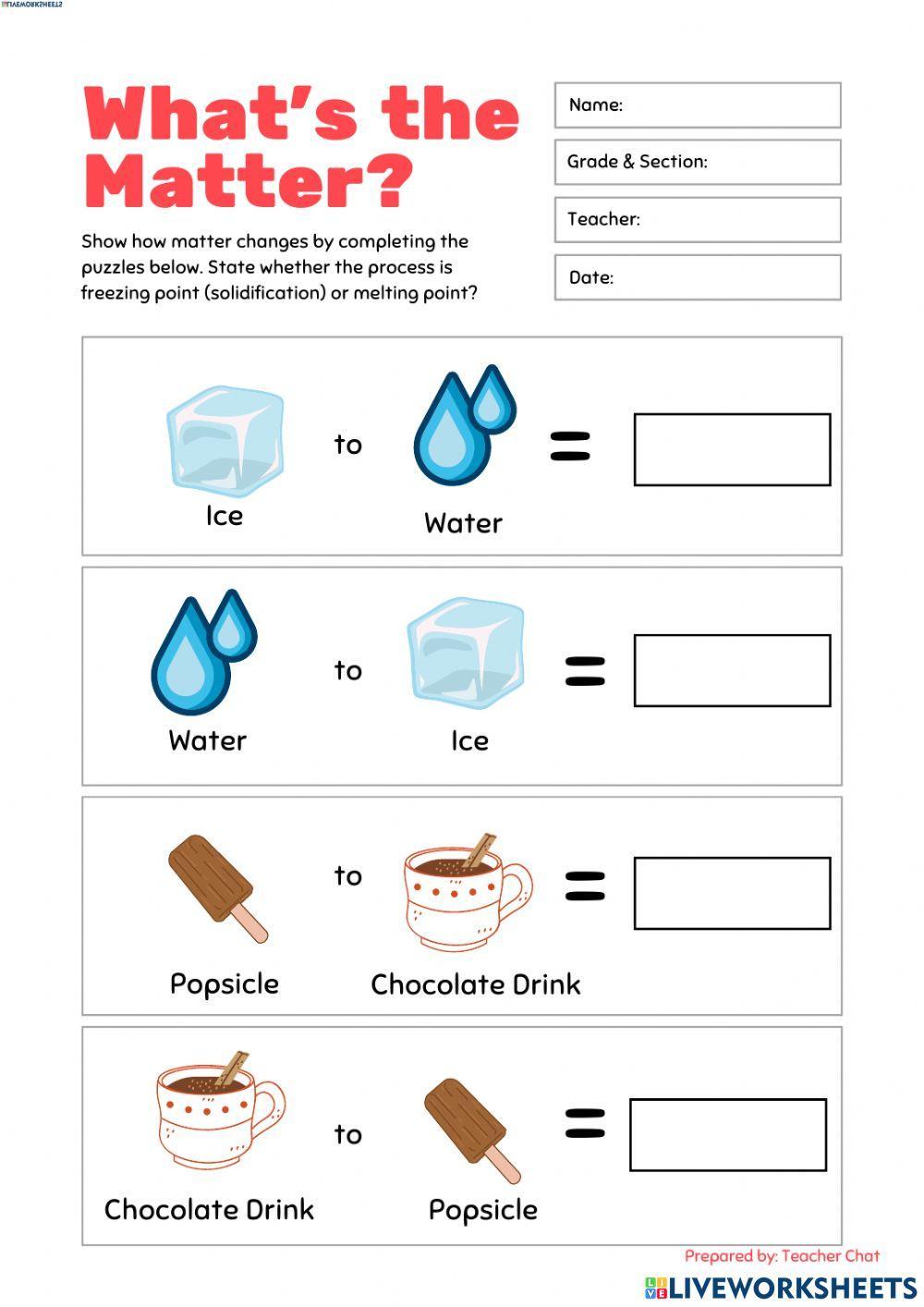 MELTING and FREEZING