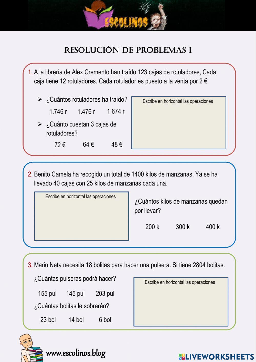Resolución de problemas I