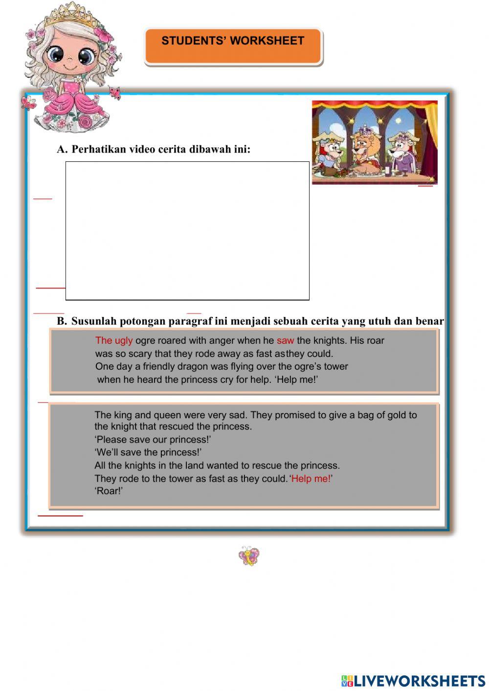 The princess and The dragon