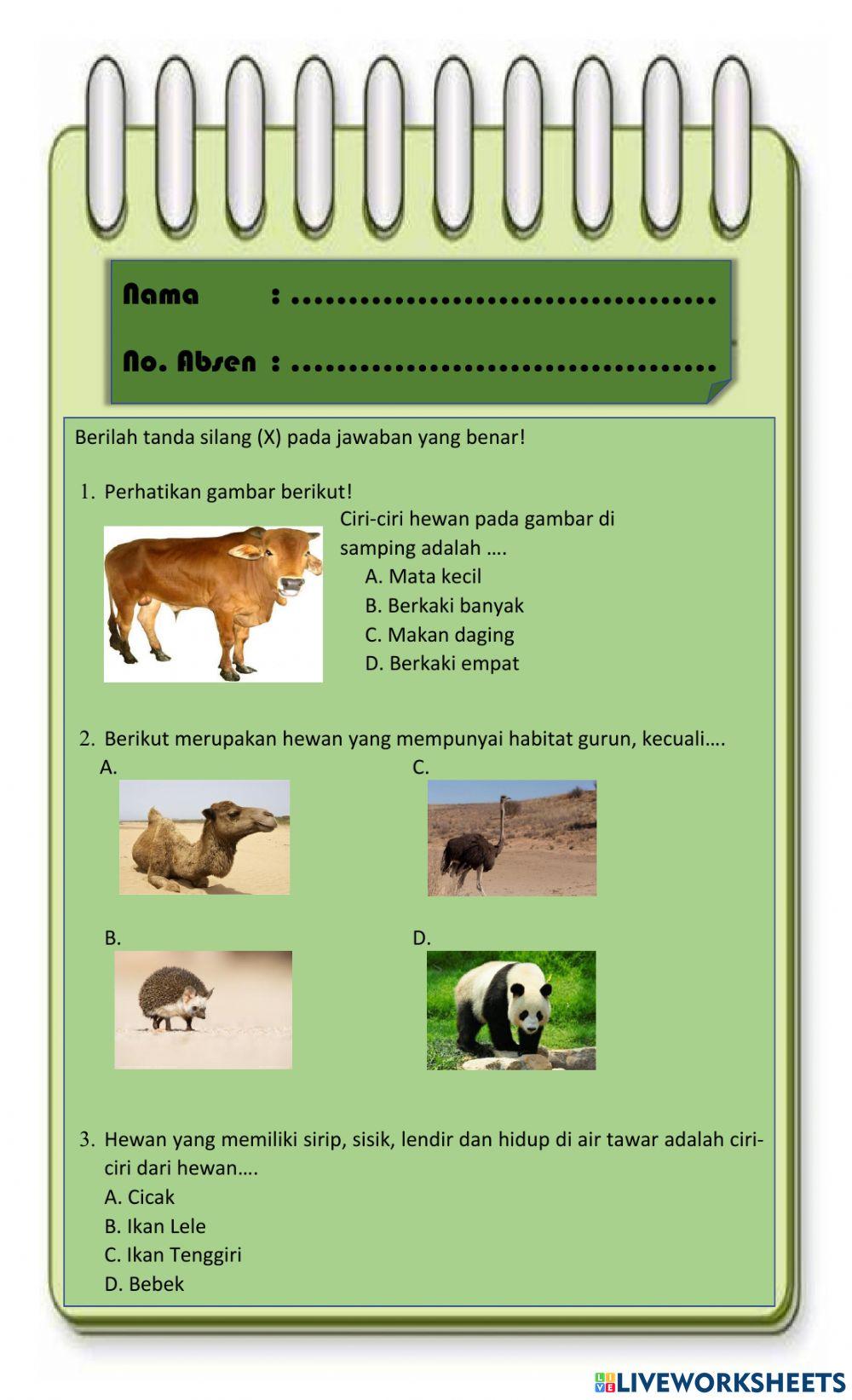 Evaluasi Tema 2 Subtema 2 Pembelajaran 1 Kelas 6