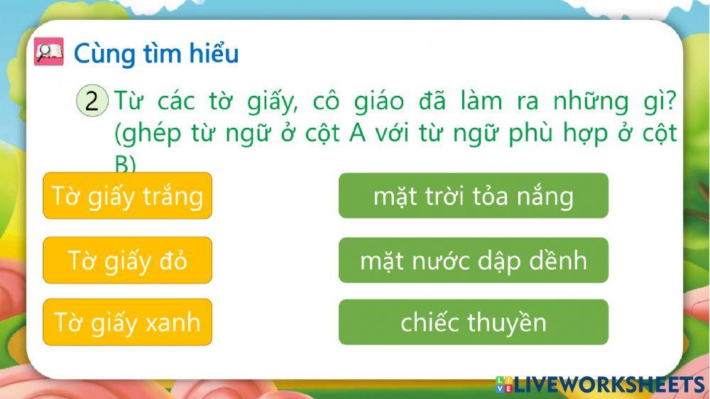 Bài ôn tập thứ hai ngày 3 tháng 10 năm 2022
