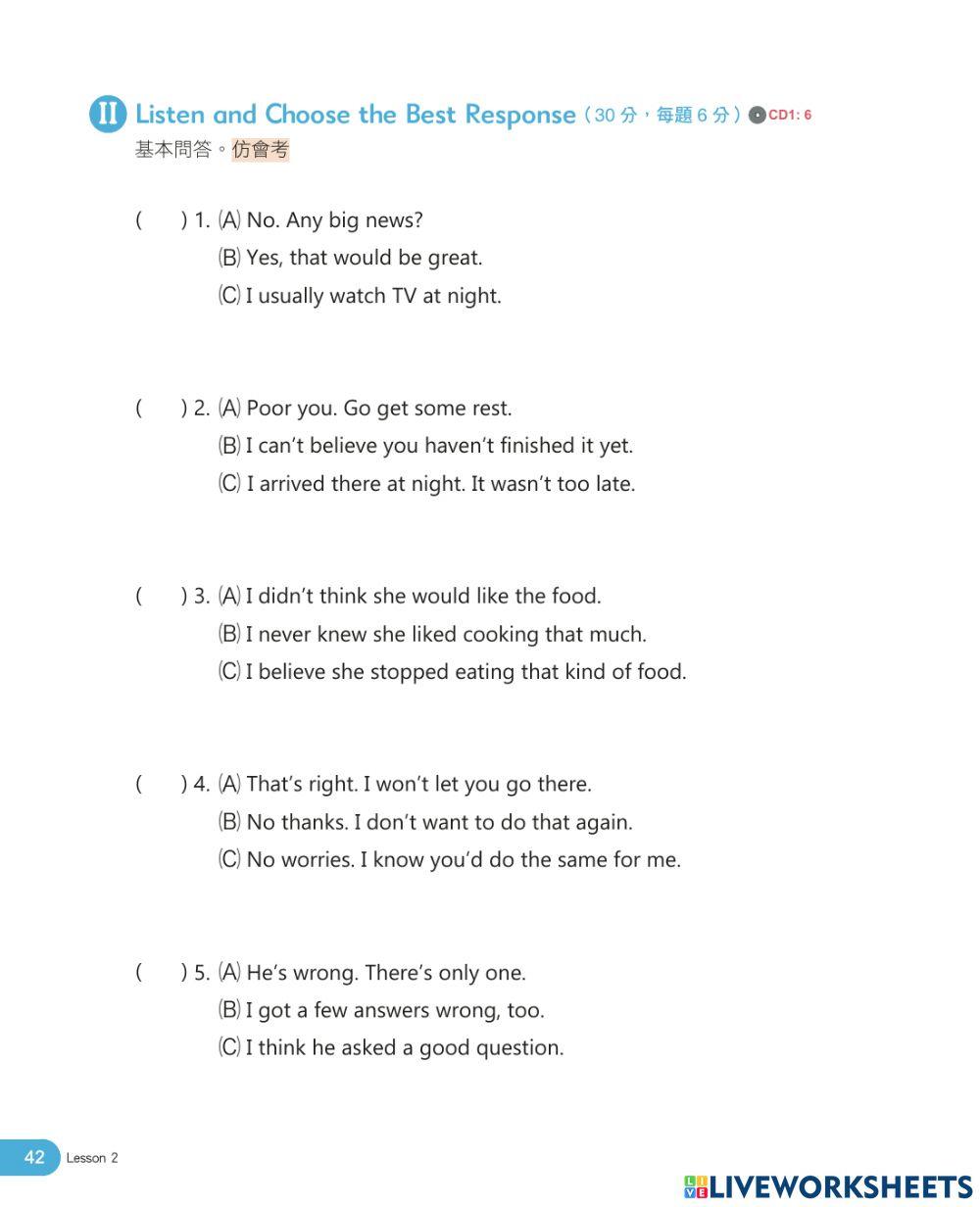 (Listening) L2 Are You Interested in Trying Food Delivery Apps?