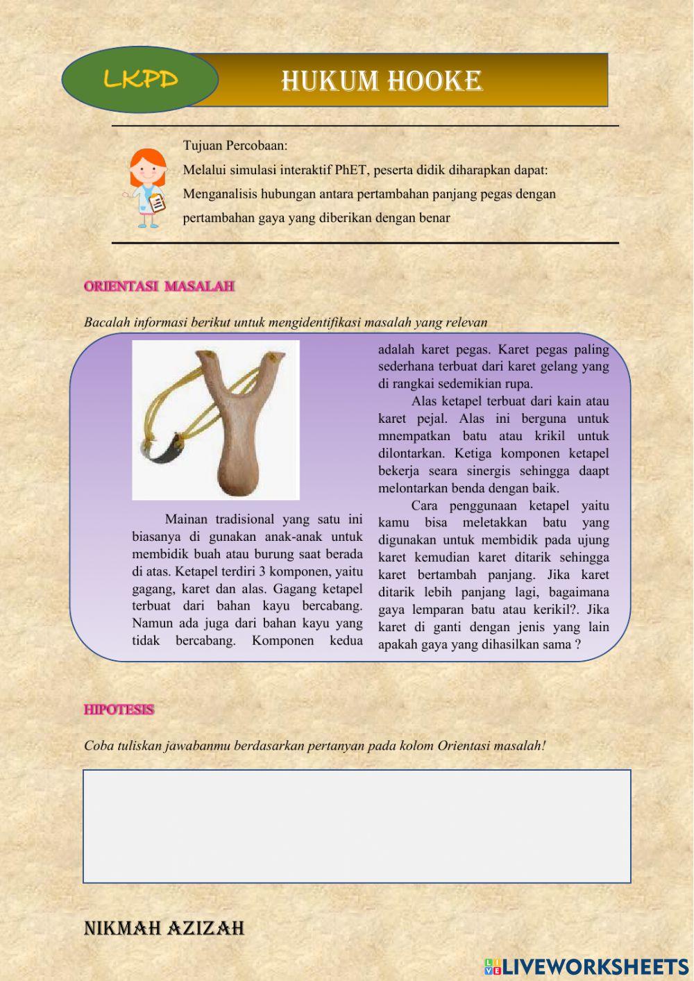 Lkpd elastisitas bahan