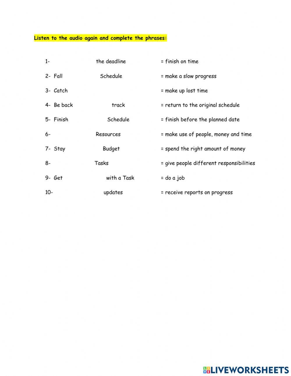 BRInt Unit 3- Projects