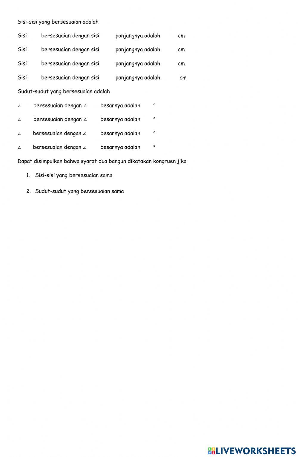 Kekongruenan Bangun Datar