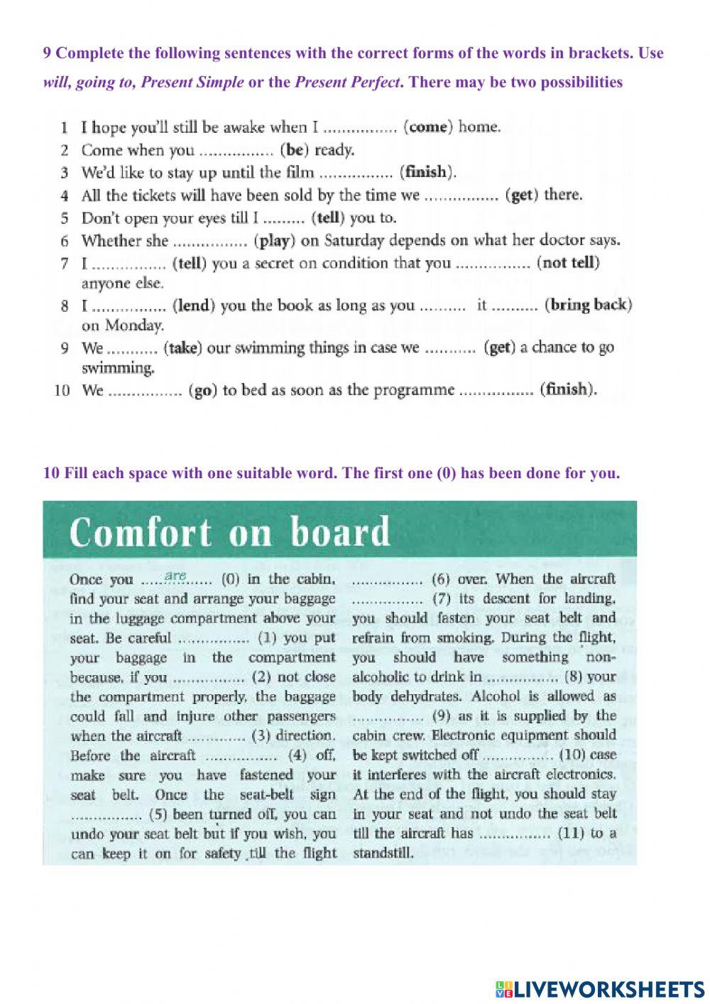 Conditional sentences (C1)