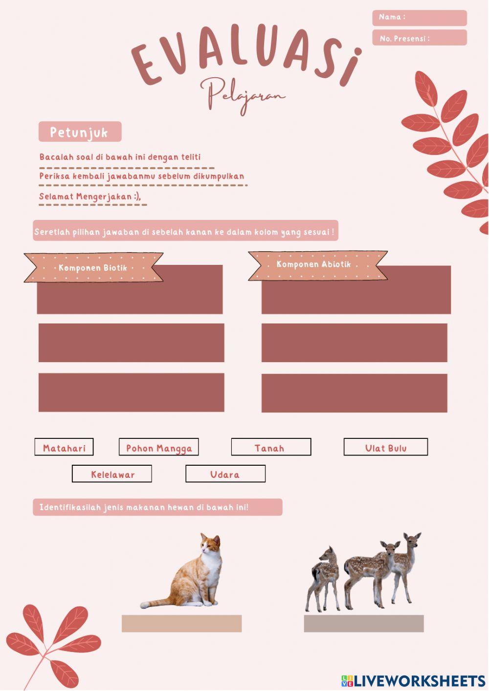 Evaluasi Tema 5 ST1 PB1