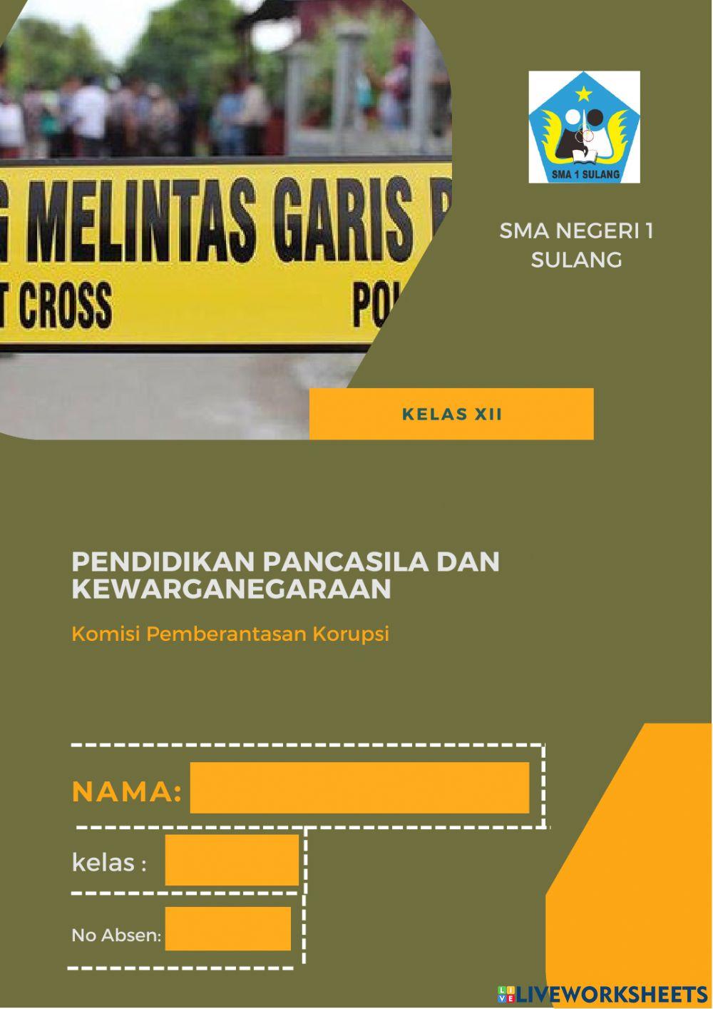 Evaluasi Sub bab KPK