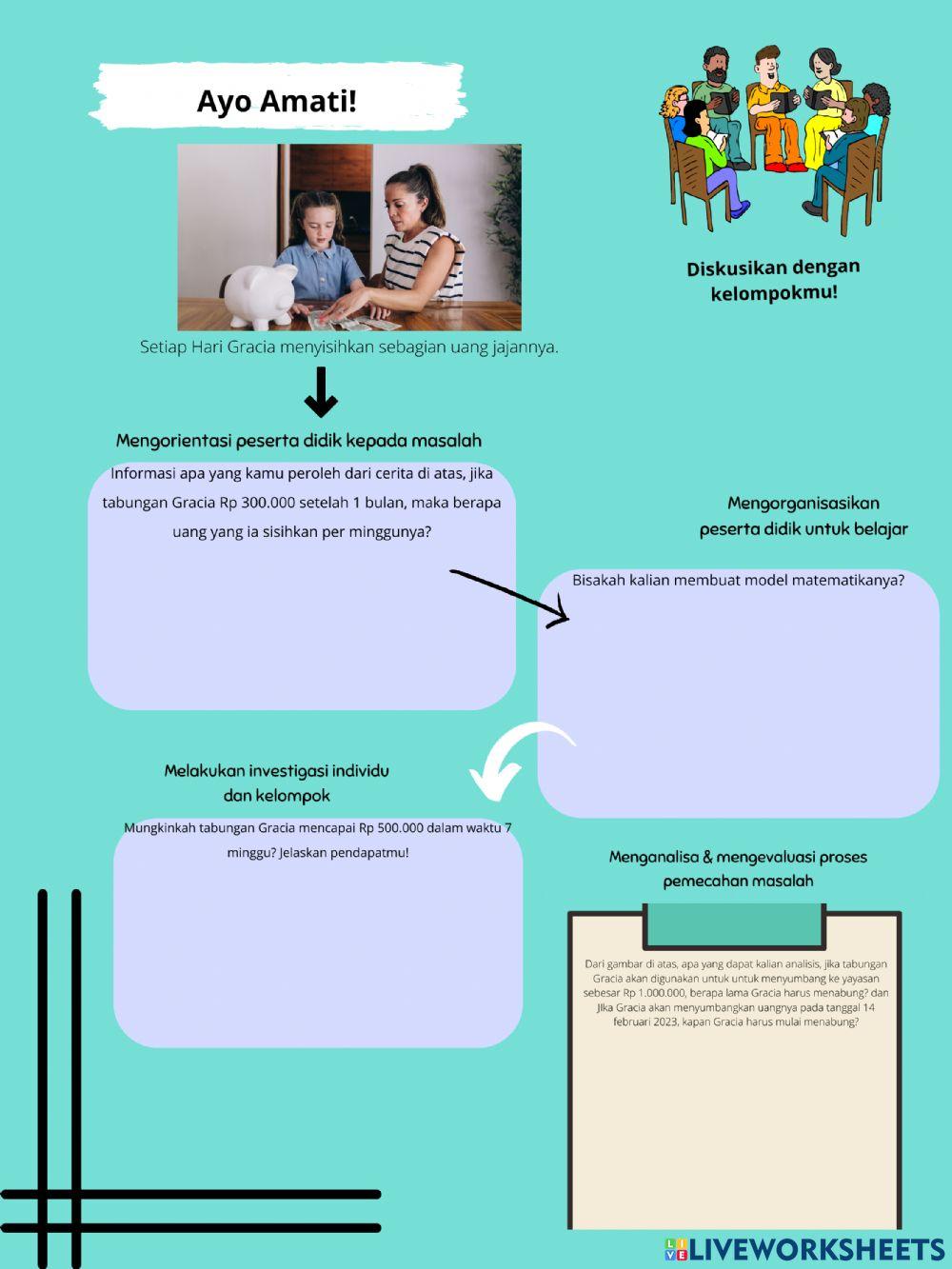 LKPD Persamaan LInear Satu Variabel