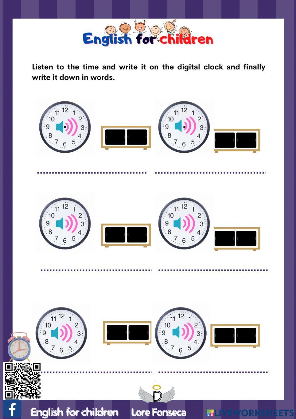 Telling the time efc lore fonseca