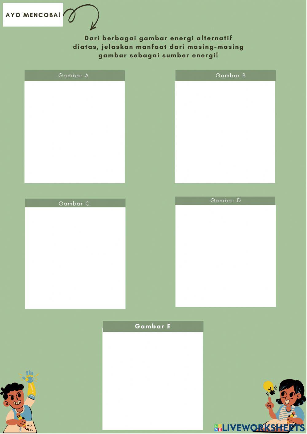 LKPD 1 - Sumber Energi Alternatif