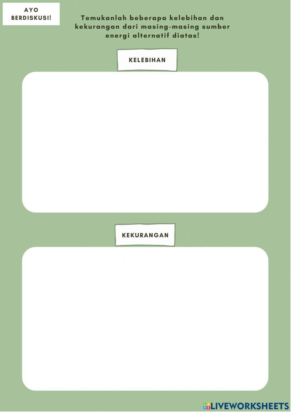 LKPD 1 - Sumber Energi Alternatif