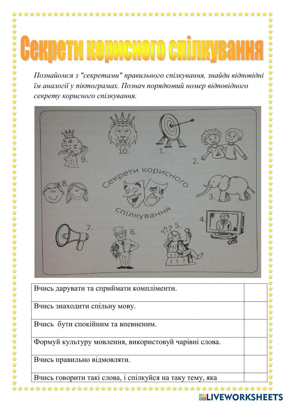 Секрети корисного спілкування