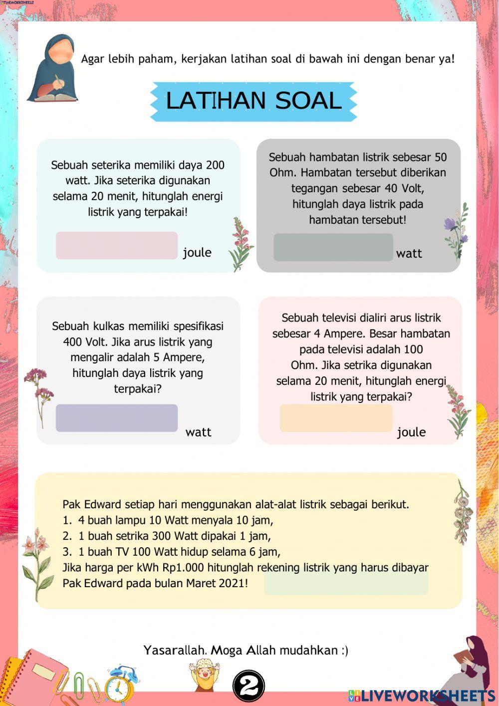 Energi dan daya listrik