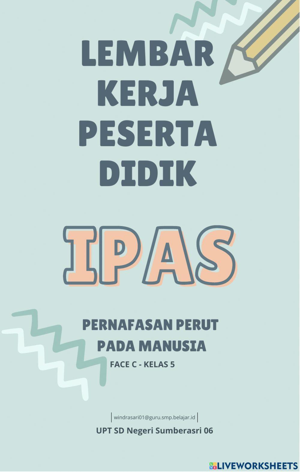 LKPD Sistem Pernafasan Manusia