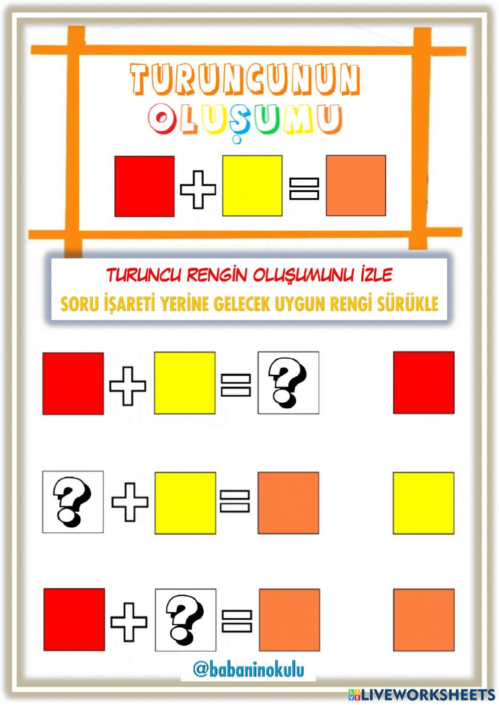 TURUNCU RENGİ