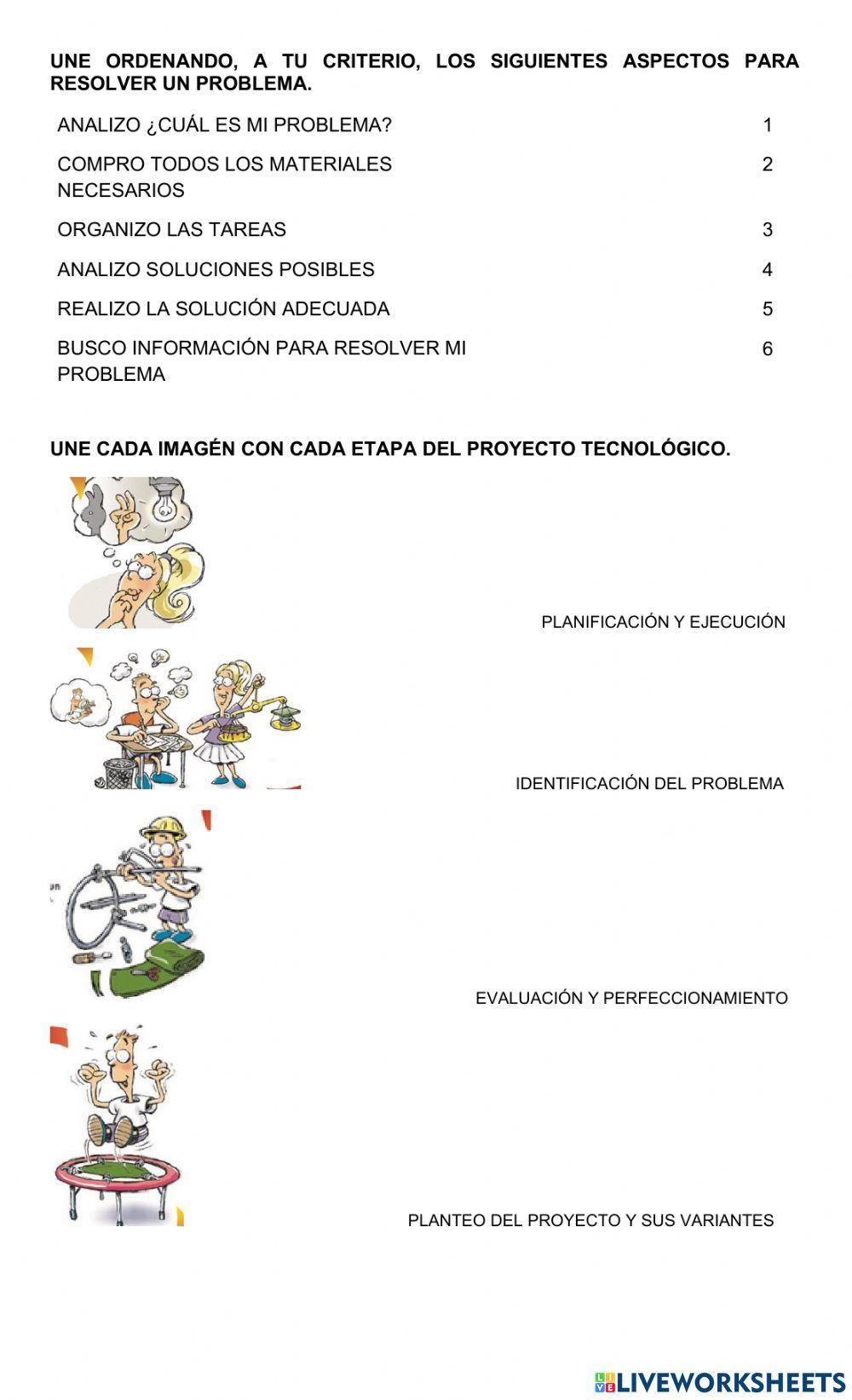 Etapas de un proyecto tecnológico