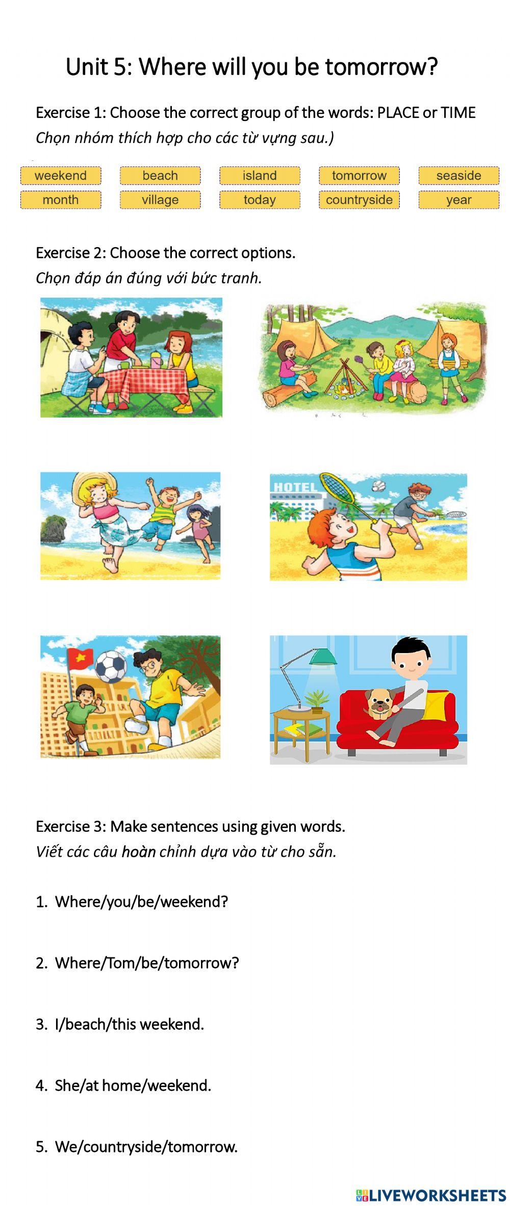 Where will you be this weekend?