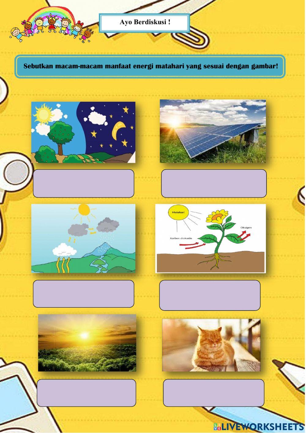 E-LKPD Kelas 4 Materi Sumber Energi