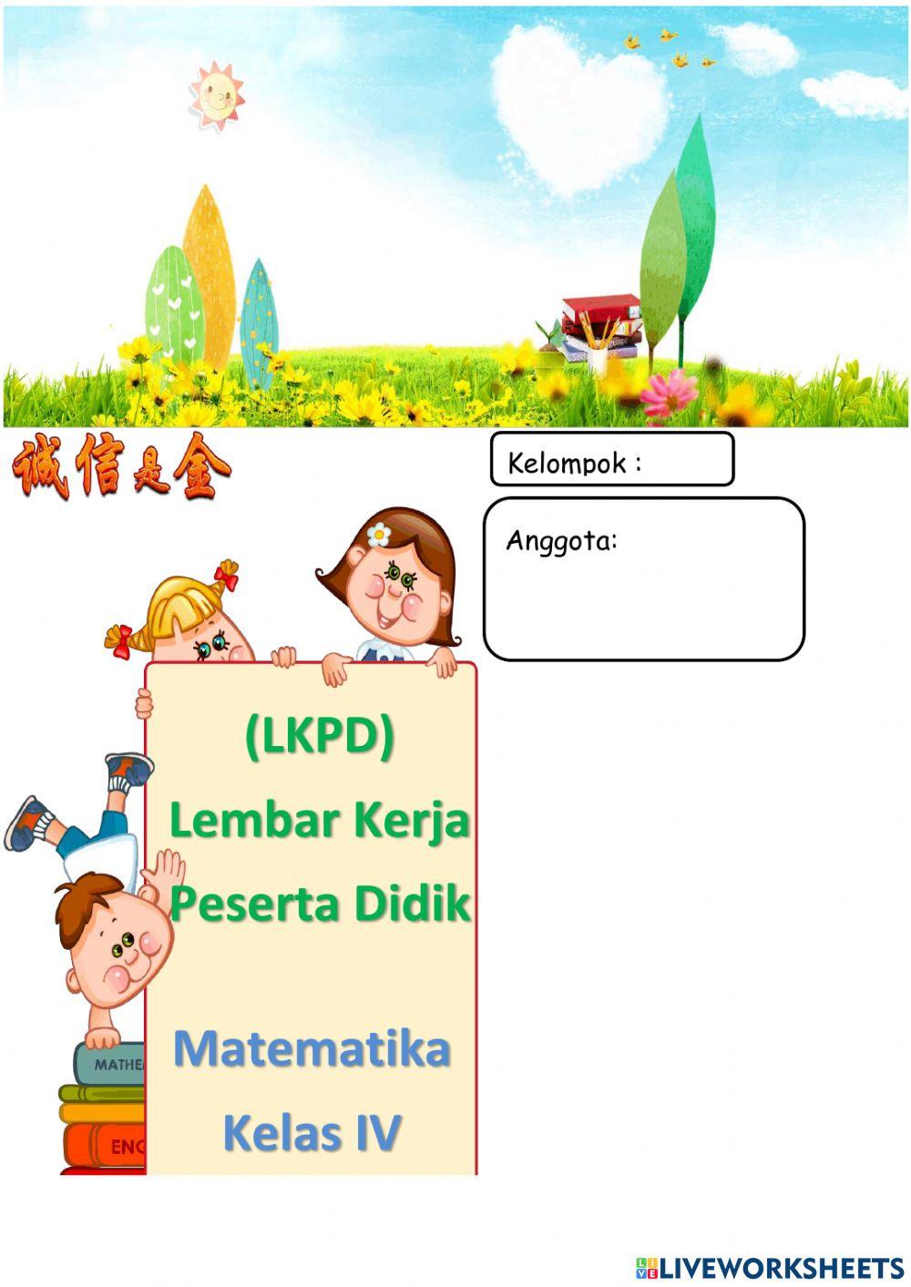 Lkpd mtk kpk soal cerita
