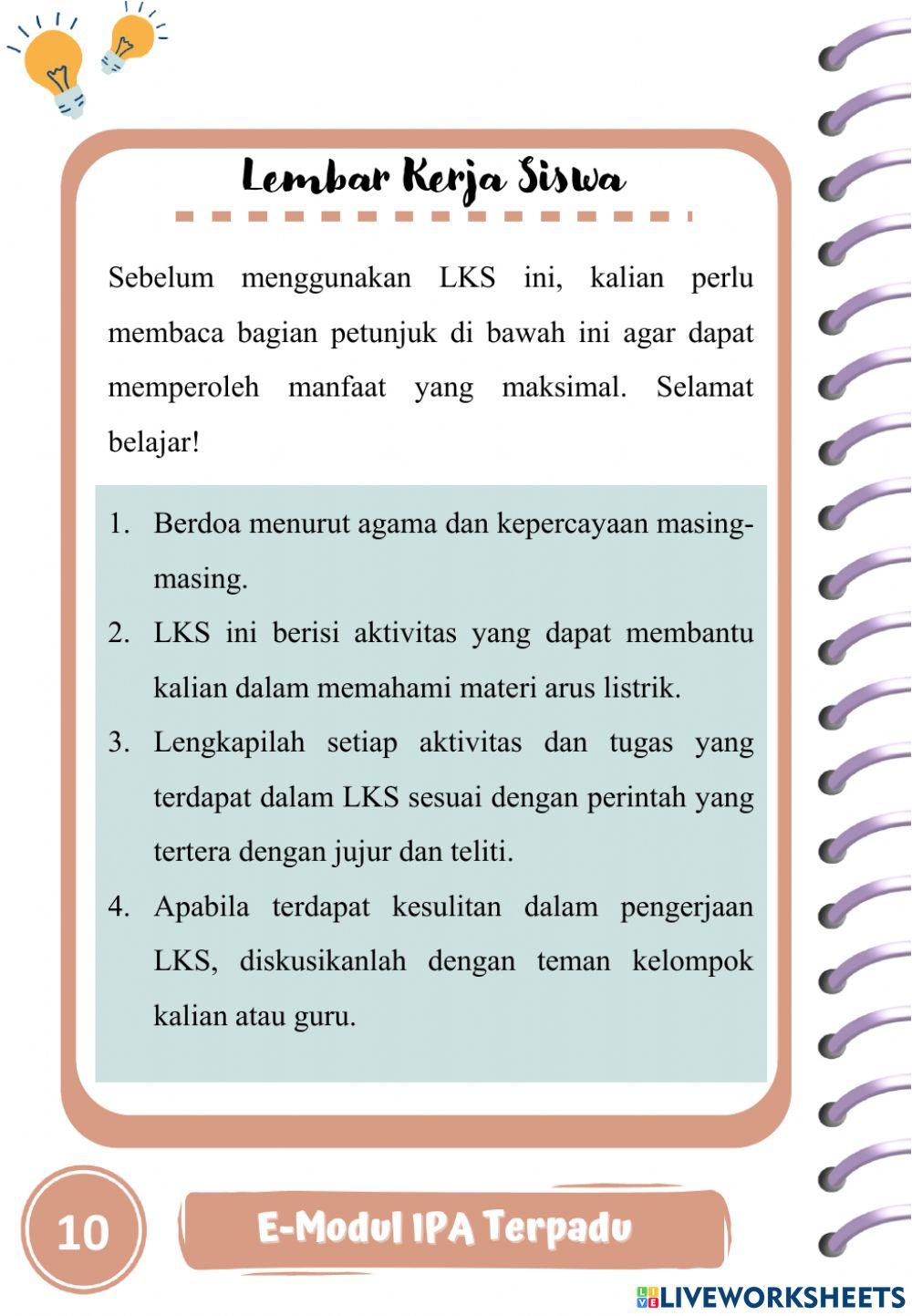 Arus Listrik kelas 9