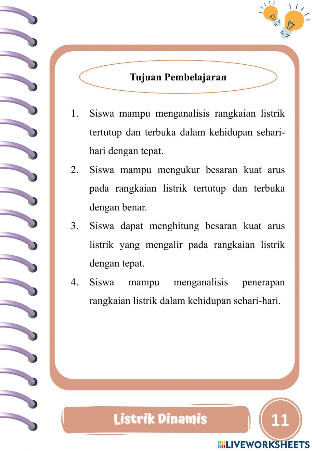 Arus Listrik kelas 9