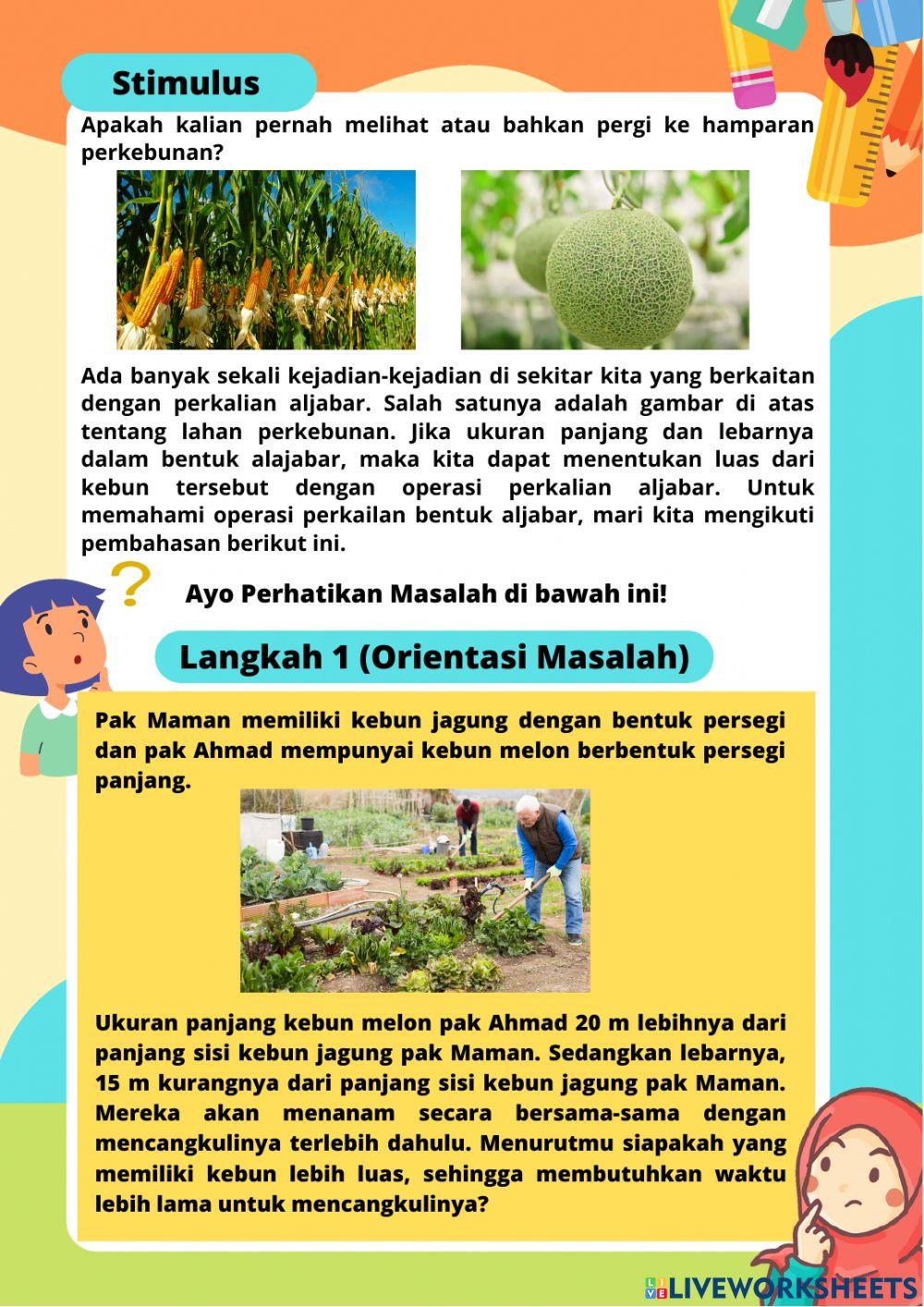 Perkalian Bentuk Aljabar