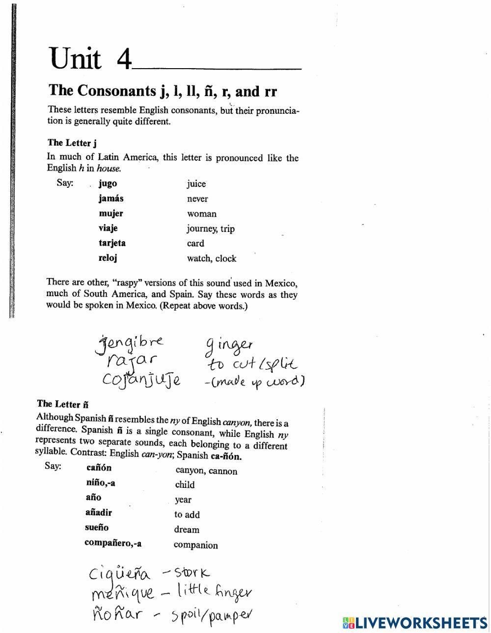 Pronunciation -J- and -Ñ-