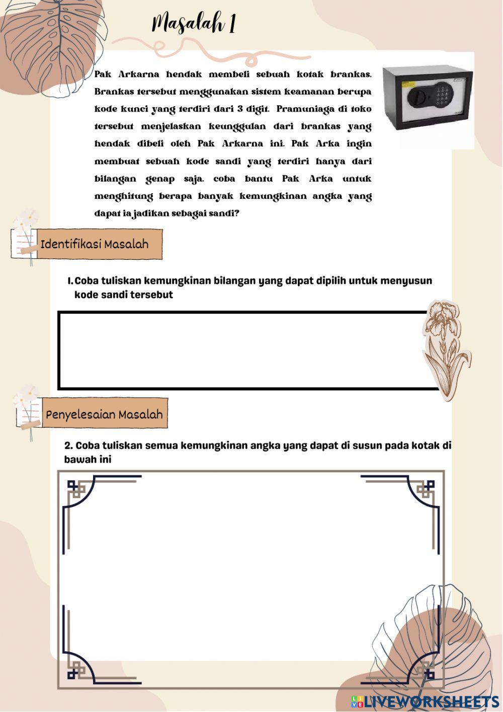 Bahan ajar aturan pengisian tempat