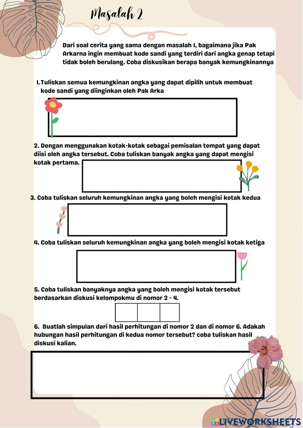 Bahan ajar aturan pengisian tempat