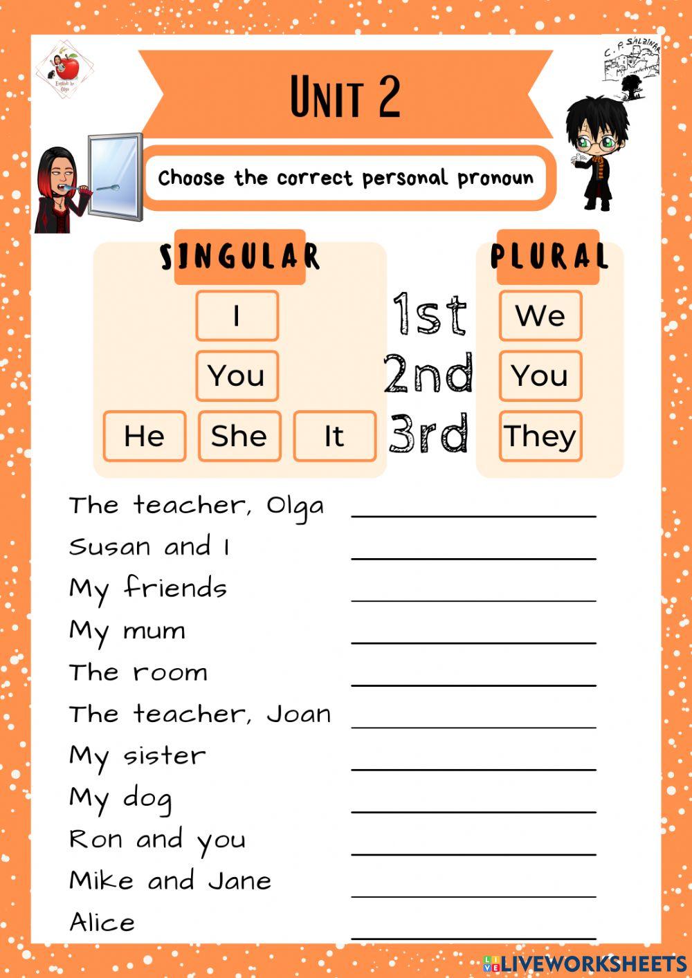 5th grade. Unit 2. Sheet 4. Richmond