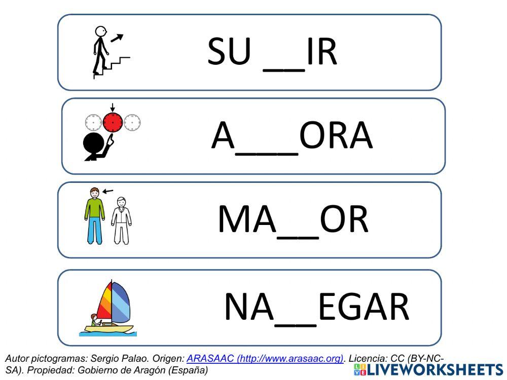 Tarjetas ortográficas 3