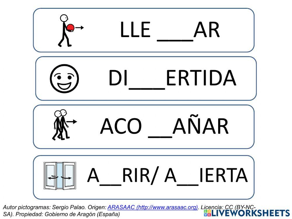 Tarjetas ortográficas 3