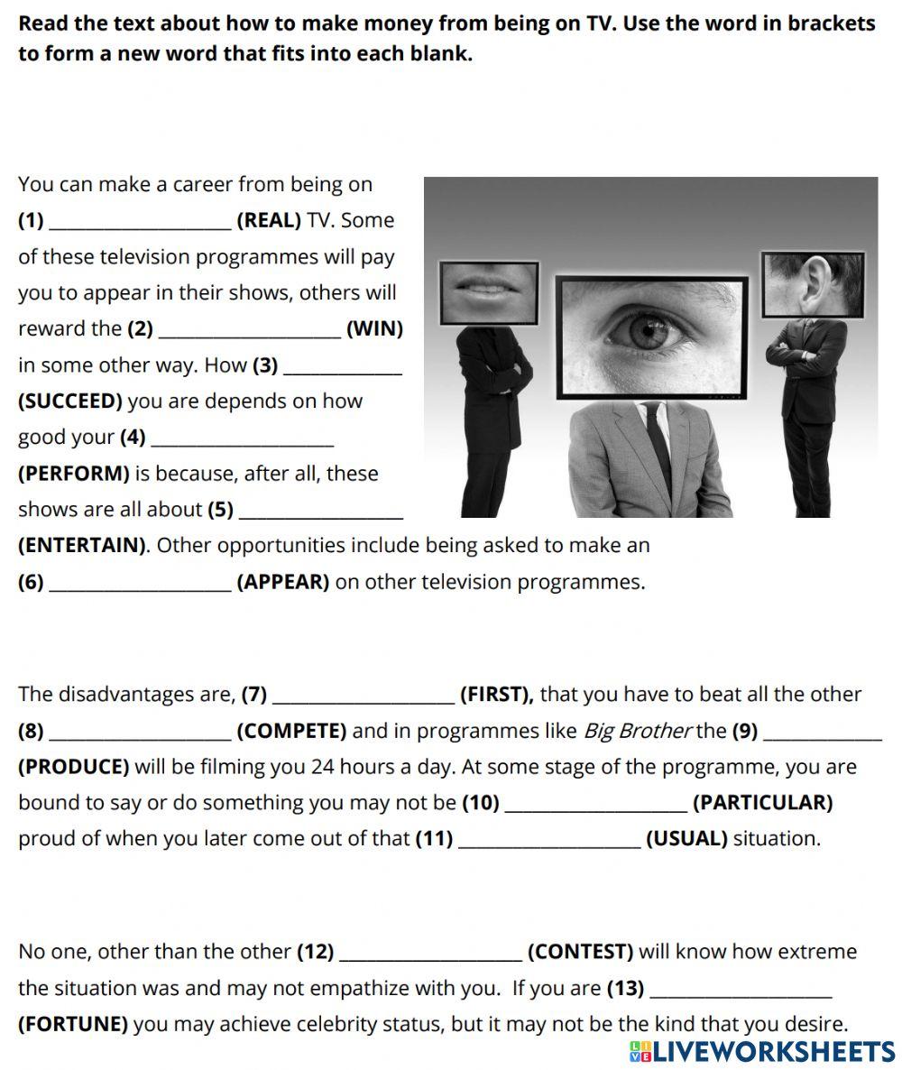 Making Money From Being on Reality TV