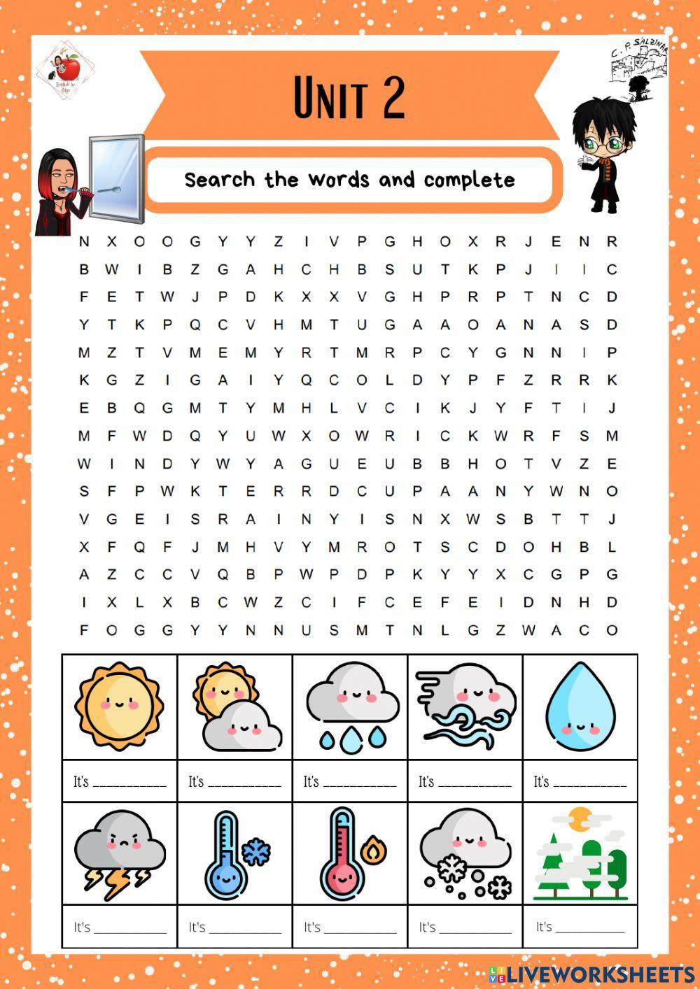 5th grade. Unit 2. Sheet 7. Richmond