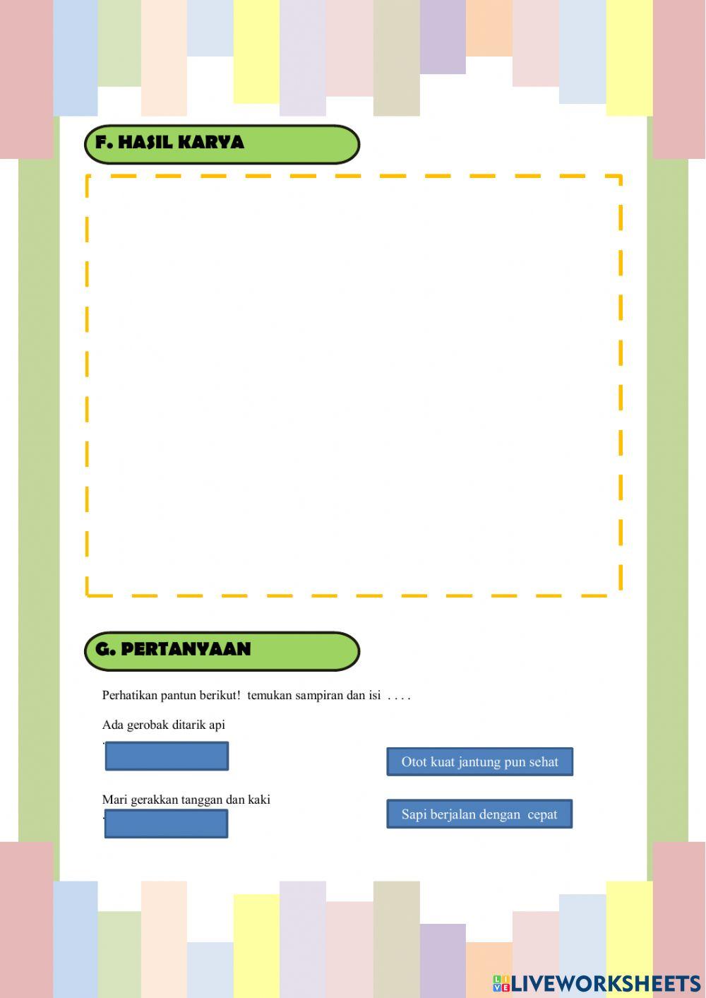 Lkpd bahasa indonesia PANTUN 1