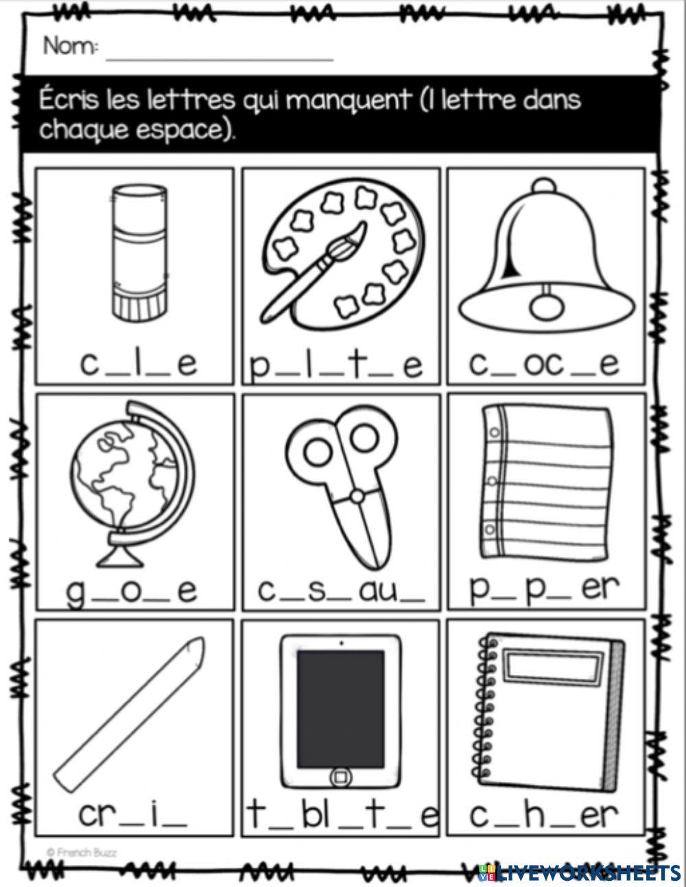 Objets de classe test-quiz 1